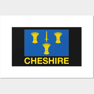 Cheshire County Flag - England Posters and Art